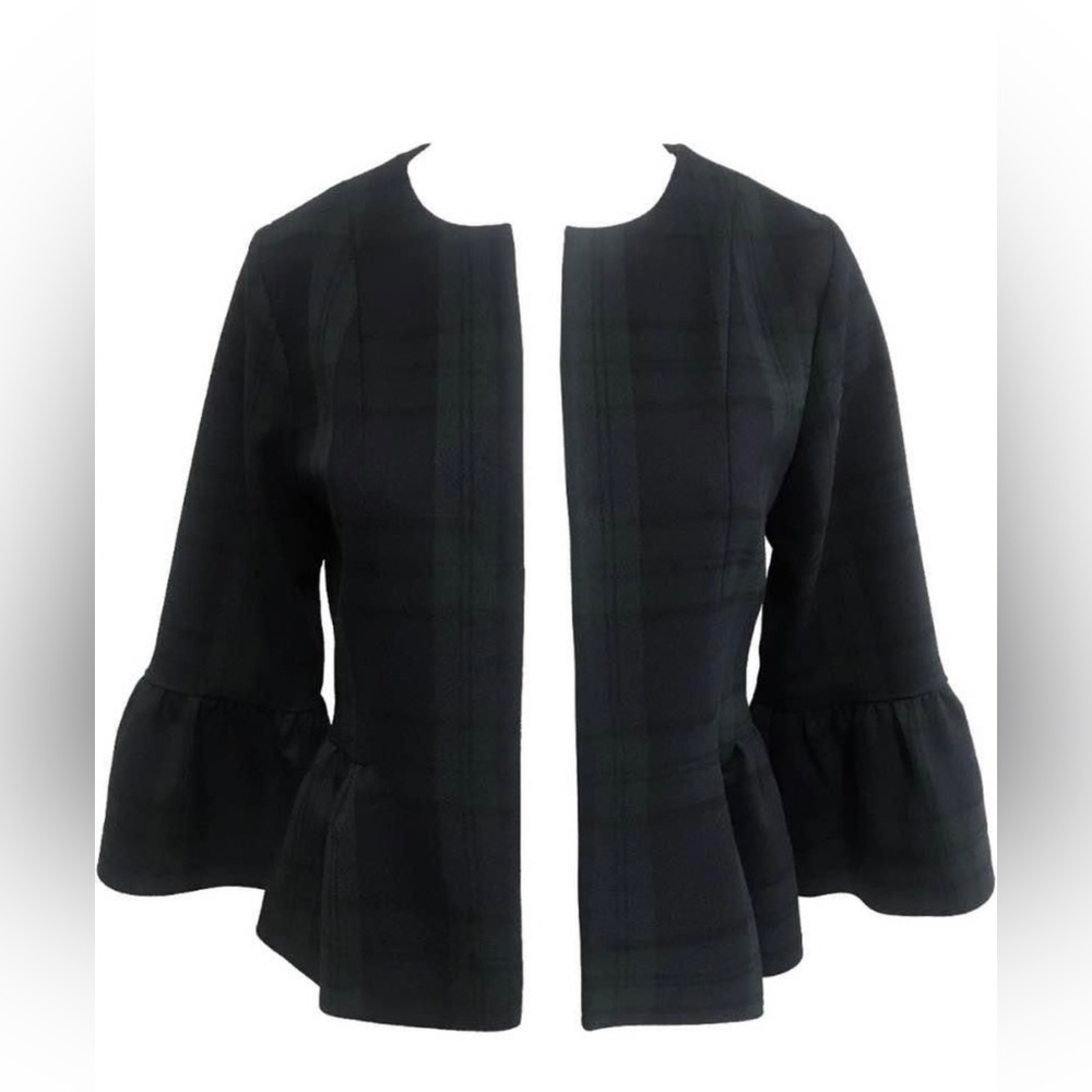 Waverly Grey blazer jacket , navy blue and green , SM